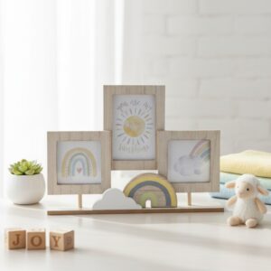 Rainbow frames on stand